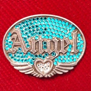 Angel belt buckle (without belt)